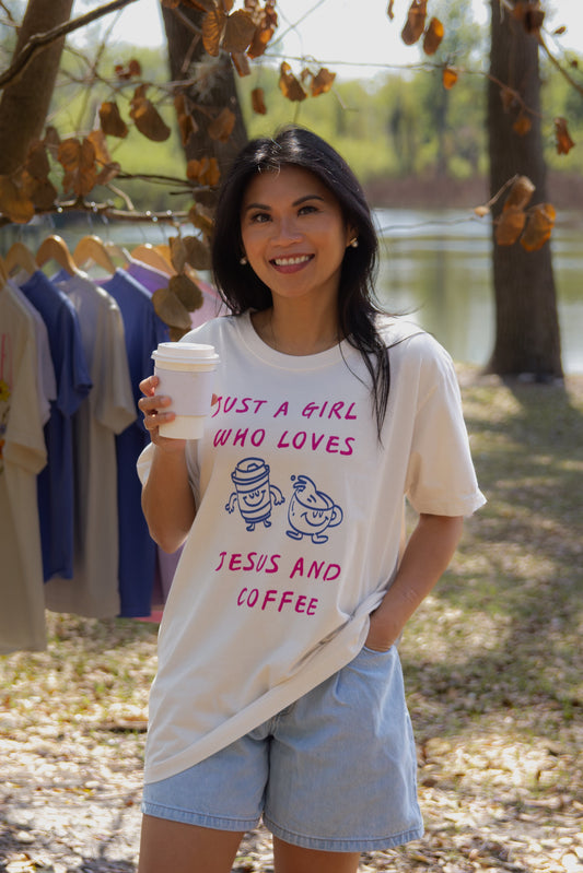 Just a Girl who Loves Jesus & Coffee Tee