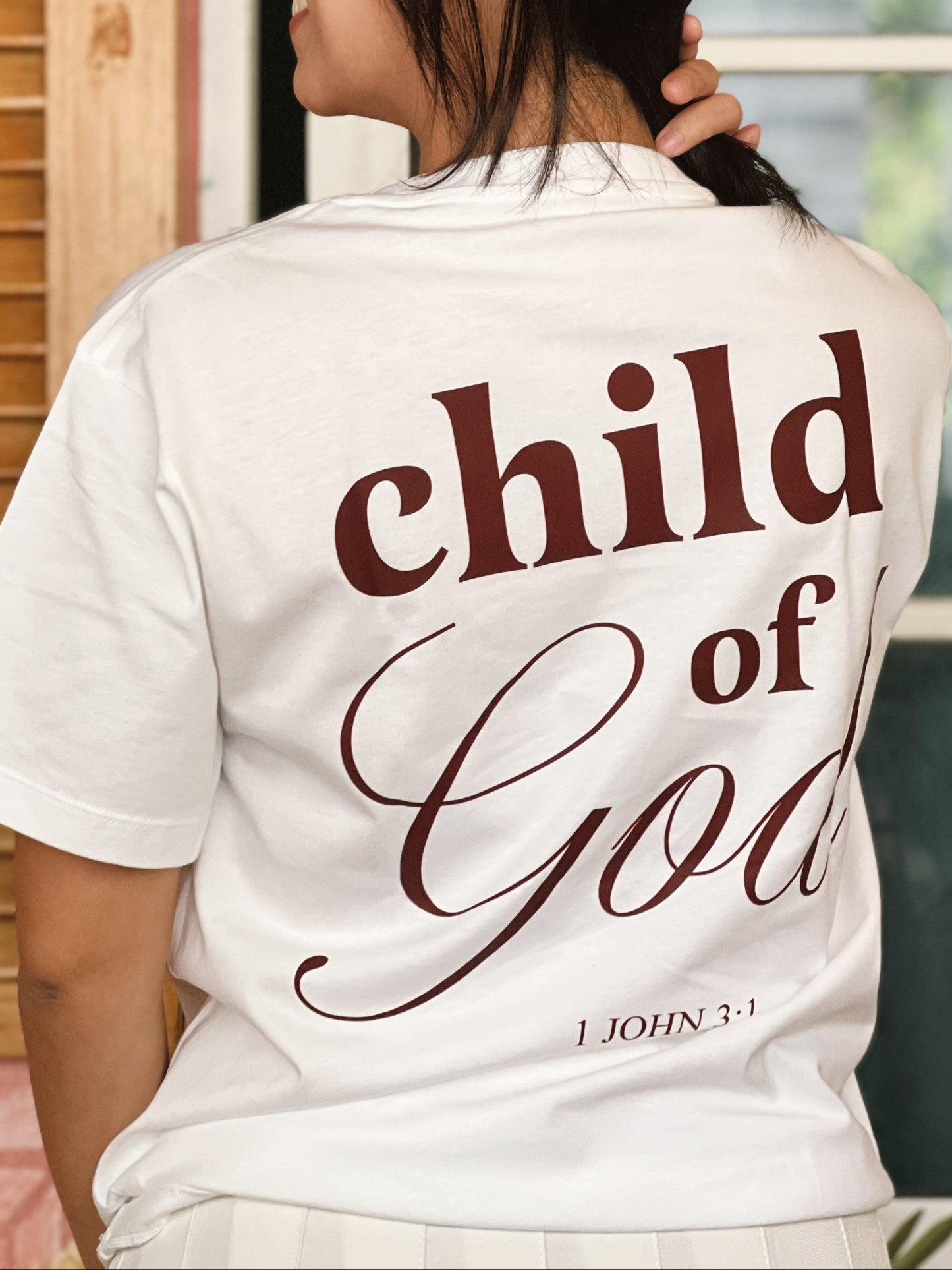 Child of God (Maroon Print) Tee