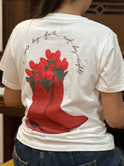 I Walk by Faith Tee