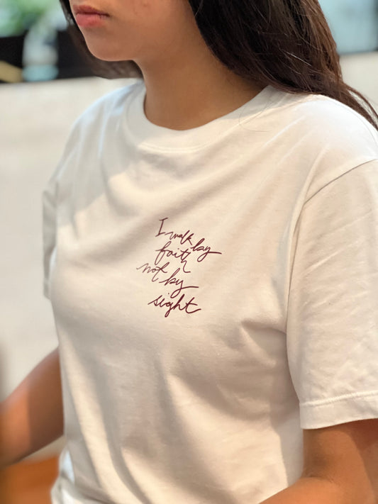 I Walk by Faith Tee