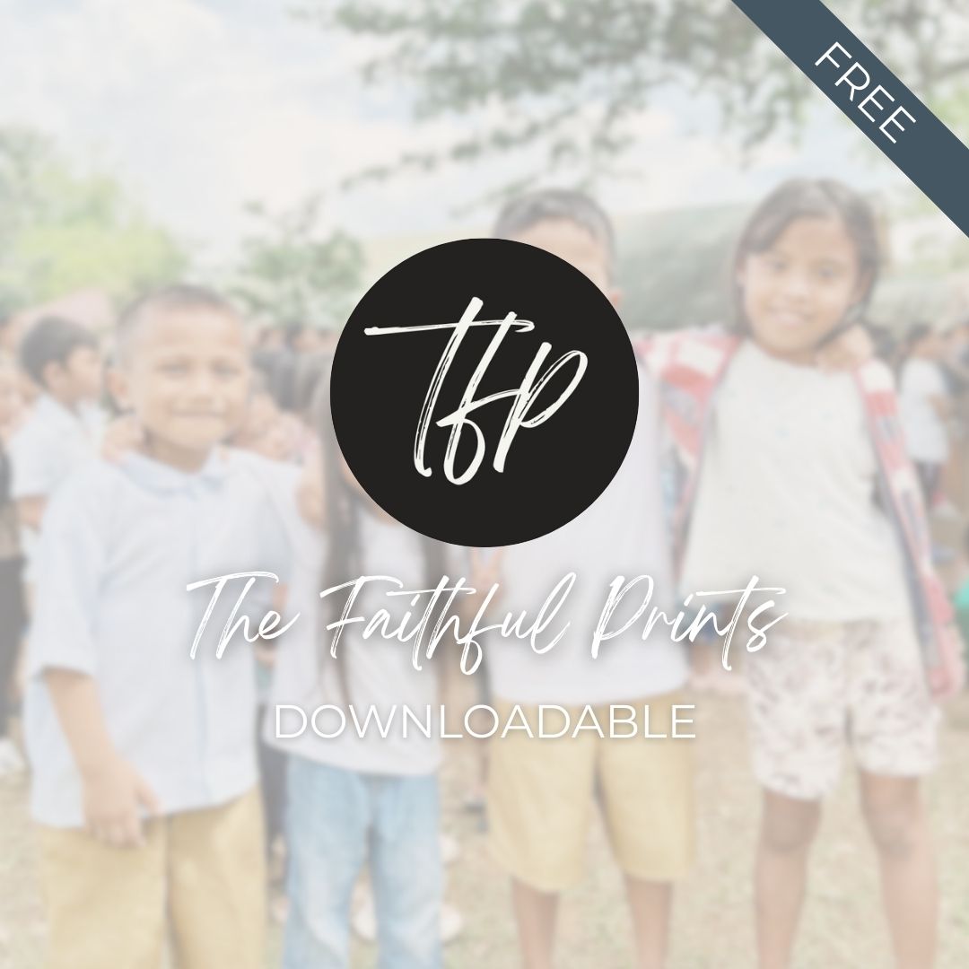 Faithful Journal Printable Page (FREE)