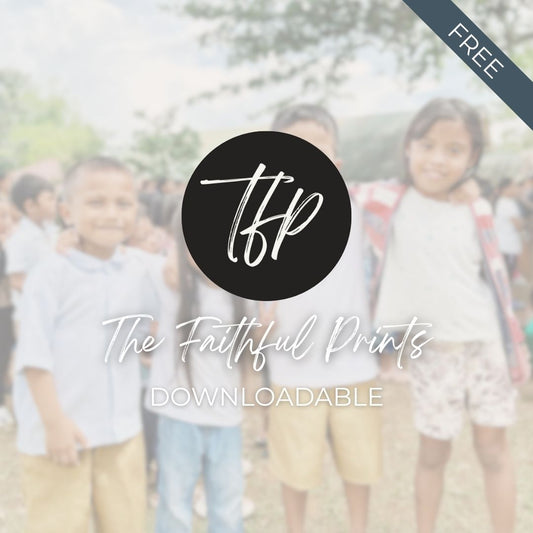 Faithful Journal Printable Page (FREE)